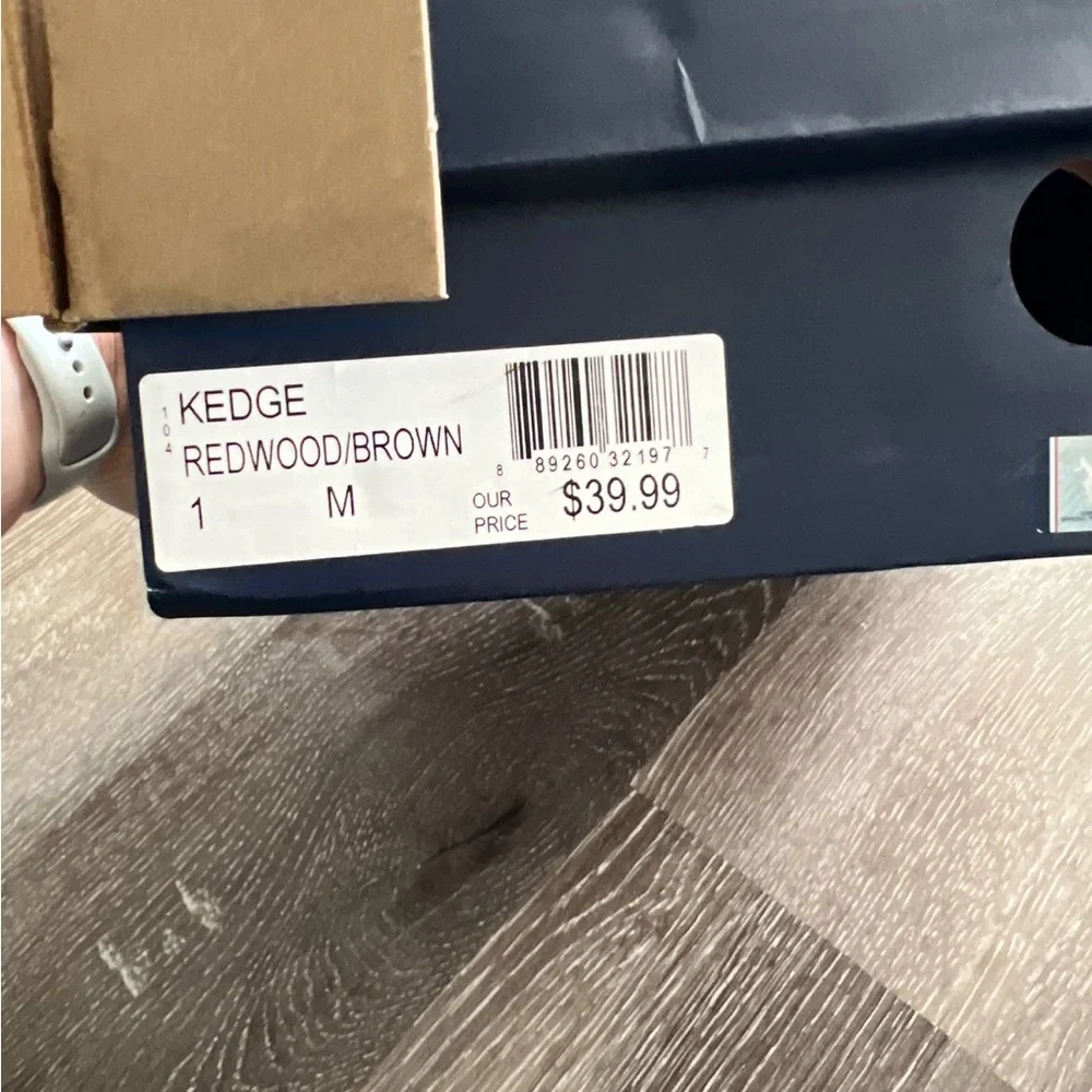 Kids size 1 Brown‎ and Black Boots US Polo Assn